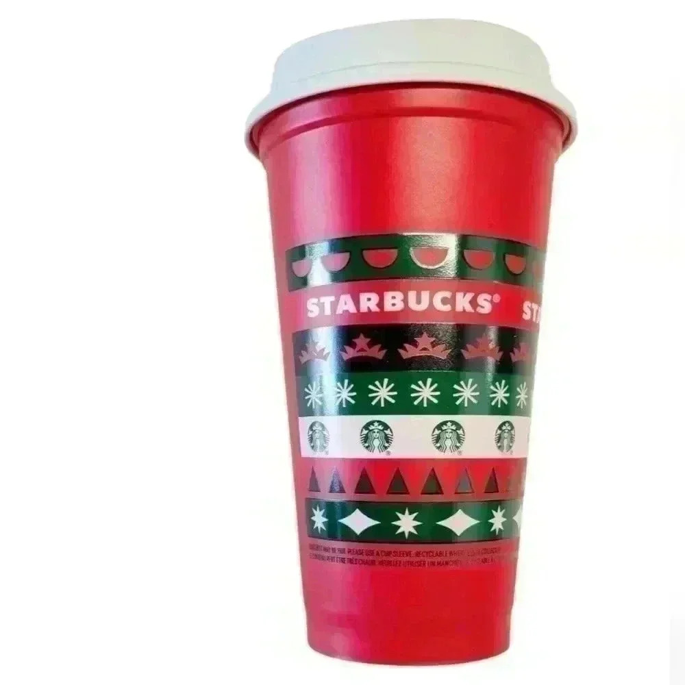 Starbucks holiday Edition collectible Reusable cup 2013 New In Bag Gift Retro - Picture 2 of 5